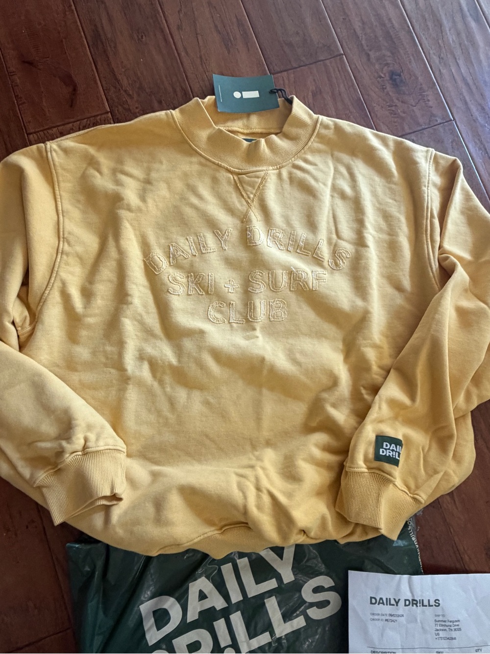 Daily Drills mockneck sweatshirt